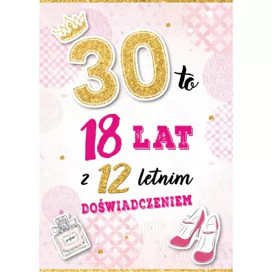 Armin Style KARNET URODZINY 30 B6 Z KOP AS GM-979 FOL