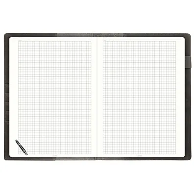 I-drops Notes A5 na gumk� bia�o-czarny NP-16MD kratka