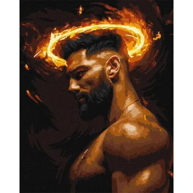 Ideyka Malowanie po numerach - Profil m�sko�ci 40x50cm