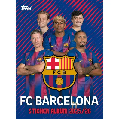 Album z naklejkami FC Barcelona Sticker album 2025/26