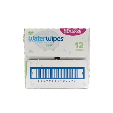 Waterwipes Soapberry bio, Chusteczki nawil�ane dla dzieci wielopak 12 x 60 szt.