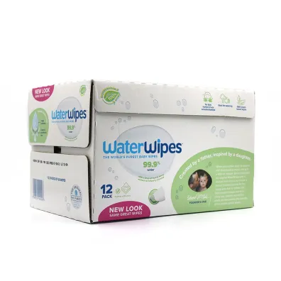 Waterwipes Soapberry bio, Chusteczki nawil�ane dla dzieci wielopak 12 x 60 szt.