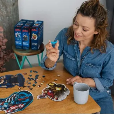 Puzzle drewniane 160 el. Nieustraszony Kapitan Ameryka Trefl