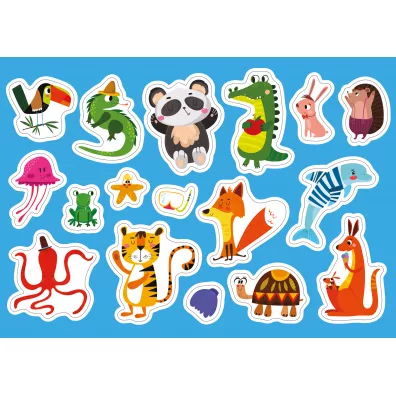 Puzzle 250 el. Kids World Map Interdruk