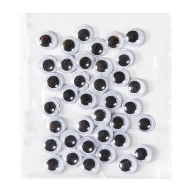 Dalprint Samoprzylepne ruchome oczka 8mm 36szt 36 szt.