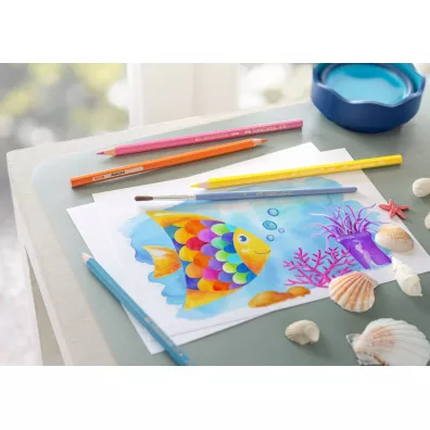 Faber-Castell Kredki akwarelowe + p�dzelek 12 szt.