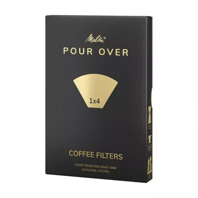 Melitta Papierowe filtry do kawy 1x4 Pour Over 40 szt.