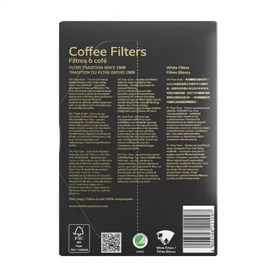 Melitta Papierowe filtry do kawy 1x4 Pour Over 40 szt.