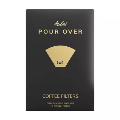 Melitta Papierowe filtry do kawy 1x4 Pour Over 40 szt.