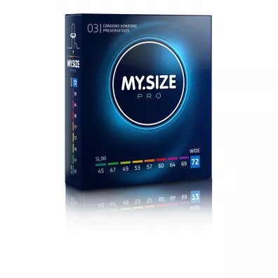 My.size Pro Condoms prezerwatywy 72mm 3 szt.