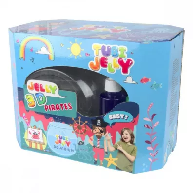 Tubi Jelly 8 kol. + akwarium - Piraci TUBAN