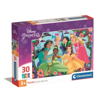 Puzzle 30 el. SuperColor. Disney Princess Clementoni