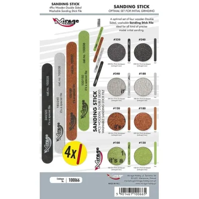 Zestaw pilnik�w sanding stick optimal