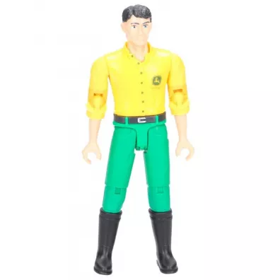 Traktorek John Deere z figurk ogrodnika