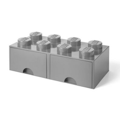 Akcesoria LEGO Podwjna szuflada klocek do przechowywania z 8 wypustkami