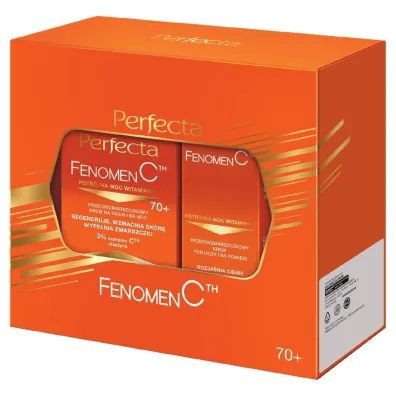 Perfecta Zestaw Fenomen C 70+ przeciwzmarszczkowy krem do twarzy na dzie� i na noc + przeciwzmarszczkowy krem pod oczy 50 ml + 15 ml