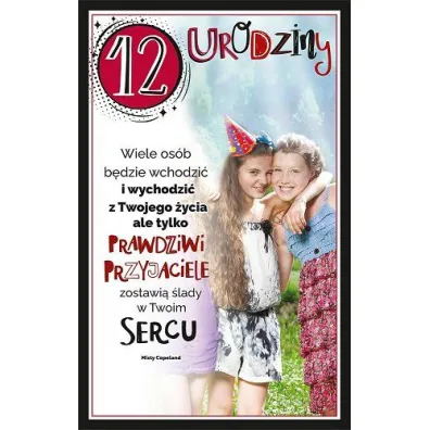 AbCard Kartka okoliczno�ciowa Urodziny 12 U98