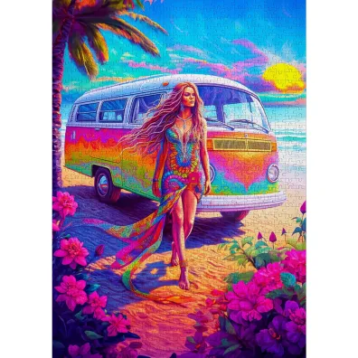 Puzzle 1000 el. Mi�o�� i pok�j Enjoy