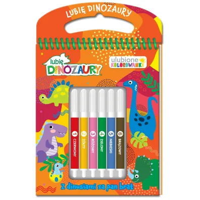 Lubi� Dinozaury. Ulubione kolorowanki 2. Z dinusiami za pan brat