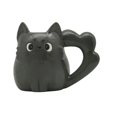 Puckator Kubek ceramiczny - Kot ciemny szary Beans&Co Cats