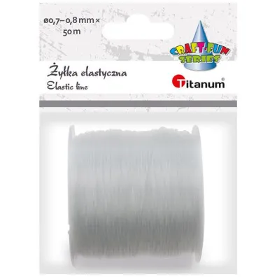 Titanum �y�ka silikonowa elastyczna 0,7-0,8mm 50m