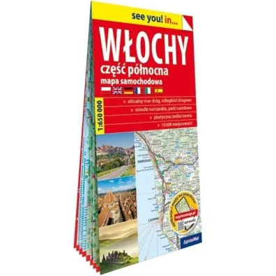 W�ochy P�nocne mapa samochodowa 1:650 000 papier 2026