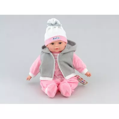 Lalka bobas �piewa i m�wi po polsku 35cm Adar