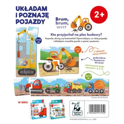 Pierwsze du�e Puzzle Plac budowy Kapitan Nauka Edgard