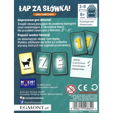 �ap za s��wka Gra karciana Egmont