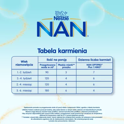 Nestle Nan Optipro Plus 1 HM-O Mleko pocz�tkowe dla niemowl�t od urodzenia 800 g