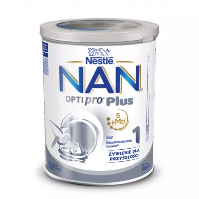 Nestle Nan Optipro Plus 1 HM-O Mleko pocz�tkowe dla niemowl�t od urodzenia 800 g