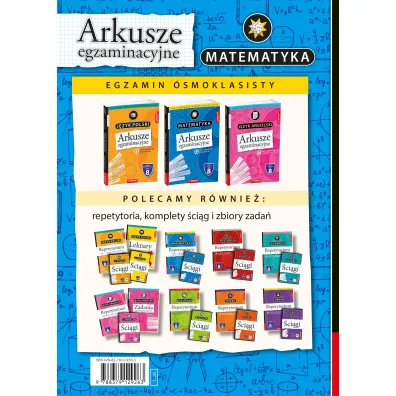 KSIAZECZKA EDUK A4 TESTY OSMOKLASISTY MATEMATYKA