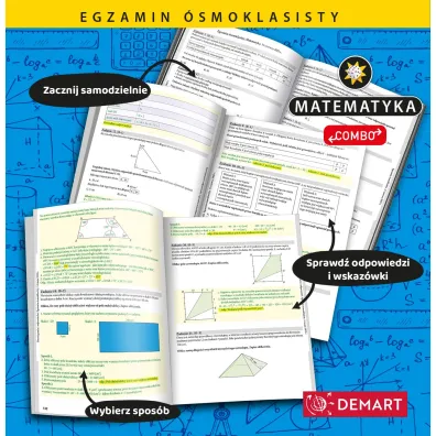 KSIAZECZKA EDUK A4 TESTY OSMOKLASISTY MATEMATYKA