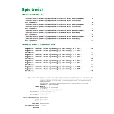 KSIAZECZKA EDUK A4 TESTY OSMOKLASISTY MATEMATYKA