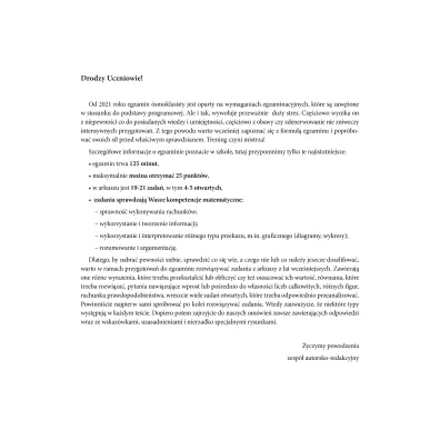 KSIAZECZKA EDUK A4 TESTY OSMOKLASISTY MATEMATYKA