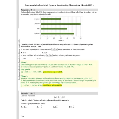 KSIAZECZKA EDUK A4 TESTY OSMOKLASISTY MATEMATYKA