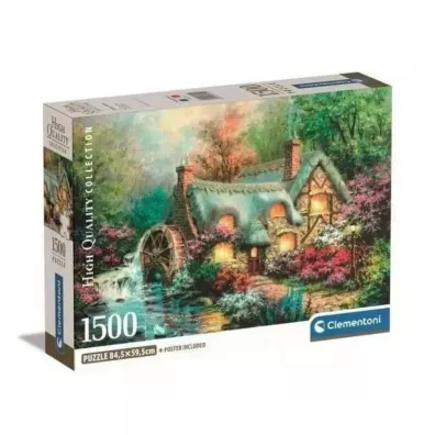 Puzzle 1500 Compact Country Retreat Clementoni