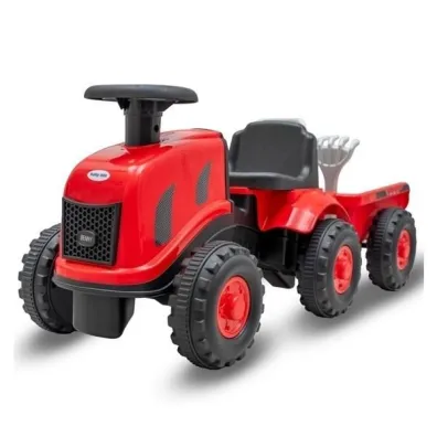 Je�dzide�ko traktor z przyczep� Benny czerwony Baby Mix