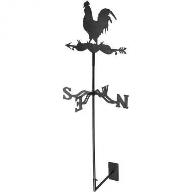 Esschert Design Wiatrowskaz z kogutem metalowy
