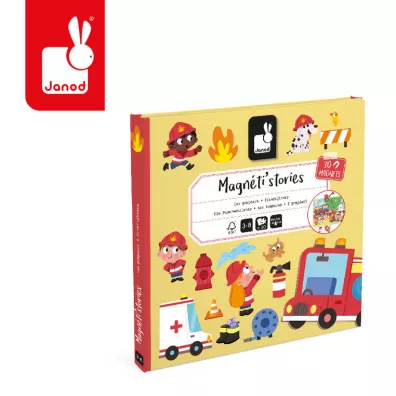 Puzzle Magnetyczna ukadanka Straacy Magneti'stories Janod