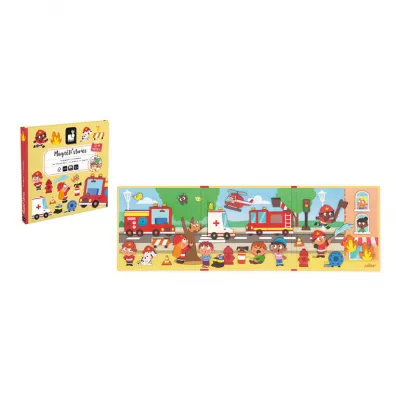 Puzzle Magnetyczna ukadanka Straacy Magneti'stories Janod