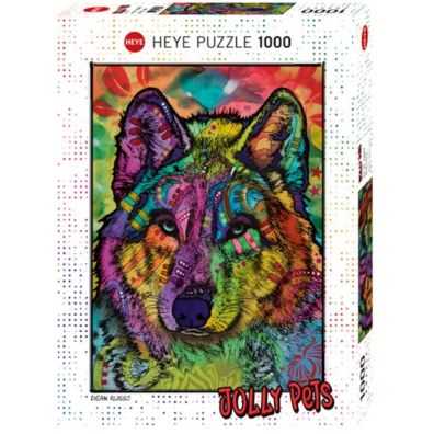 Puzzle 1000 el. Wilk, Jolly Pets Heye