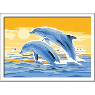Malowanie po numerach CreArt - Delfiny Ravensburger