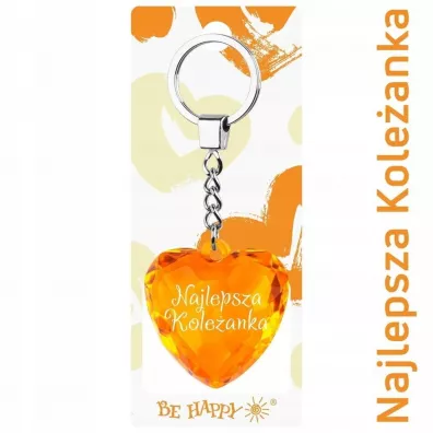 Be-Happy Gifts Brelok serce Najlepsza Kole�anka