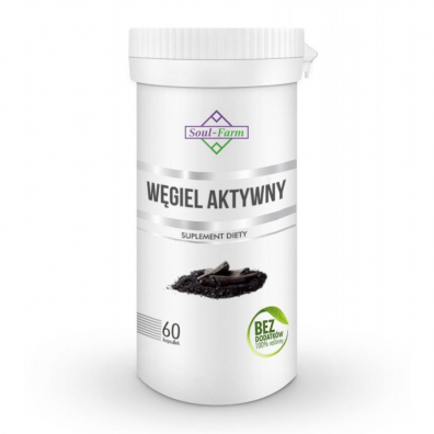 Soul Farm Wgiel aktywny (180 mg) Suplement diety 60 kaps.