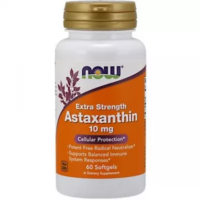 Now Foods Naturalna Astaksantyna 10 mg Suplement diety 60 kaps.