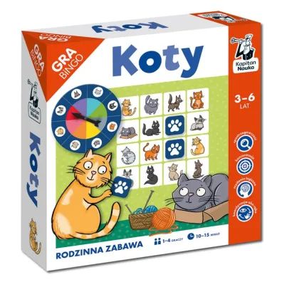 Gra Bingo Koty Kapitan Nauka