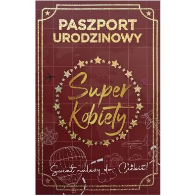 Yeku Karnet Urodziny Nowy paszport damskie
