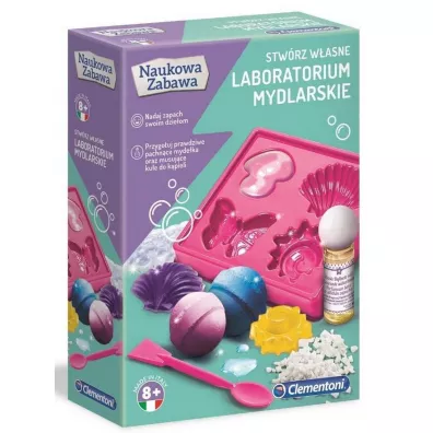 Naukowa zabawa - Laboratorium mydlarskie Clementoni