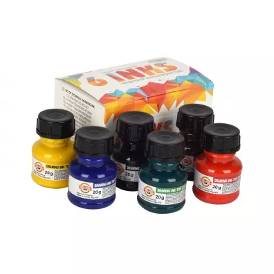 Koh-I-Noor Tusz krelarski zestaw 6x20g